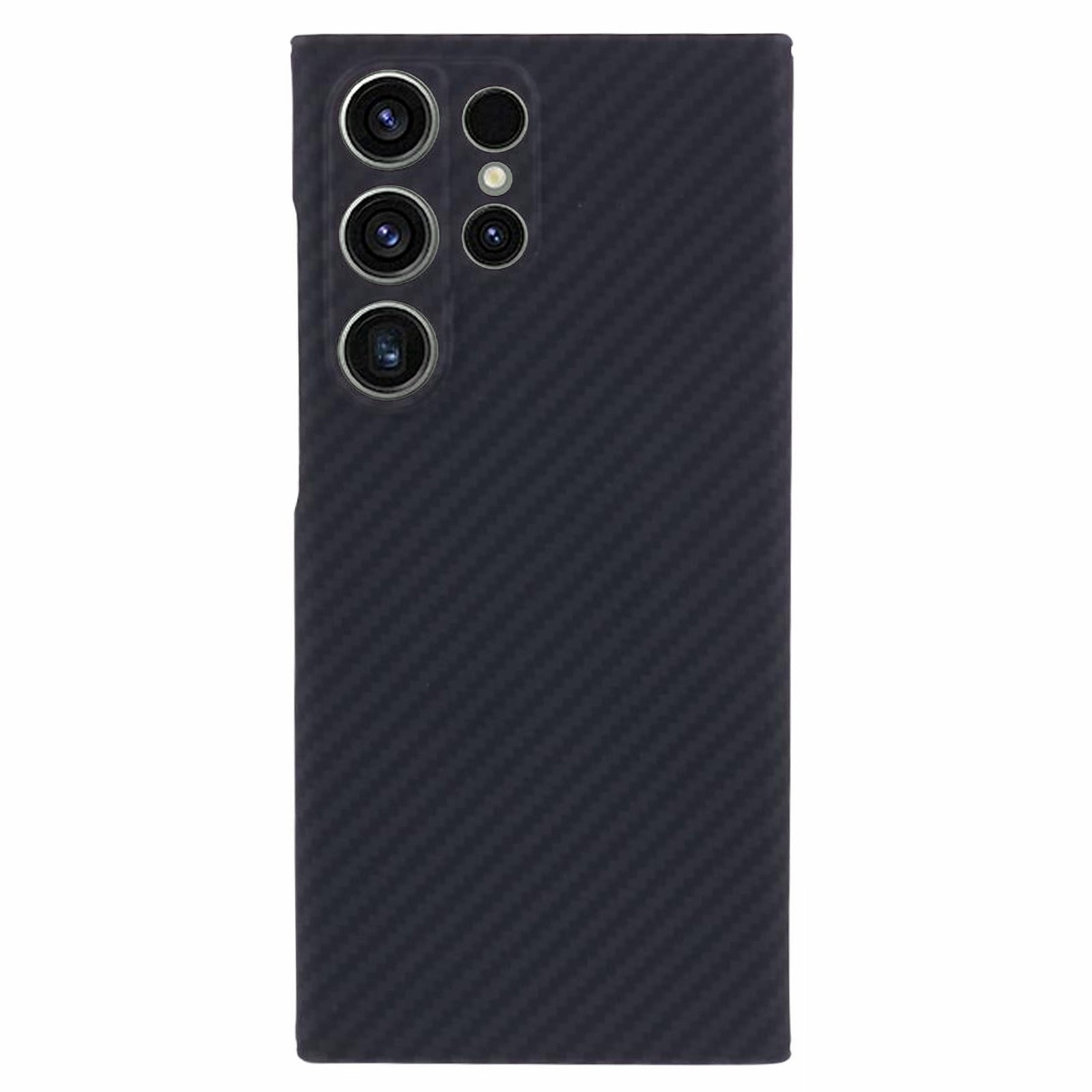 Aramid Fiber Case for Samsung Galaxy S24 Ultra Slim 1500D Carbon Fiber Texture Phone Cover, Black Aramid Fiber Case for Samsung Galaxy S24 Ultra Slim 1500D Carbon Fiber Texture Phone Cover, Black